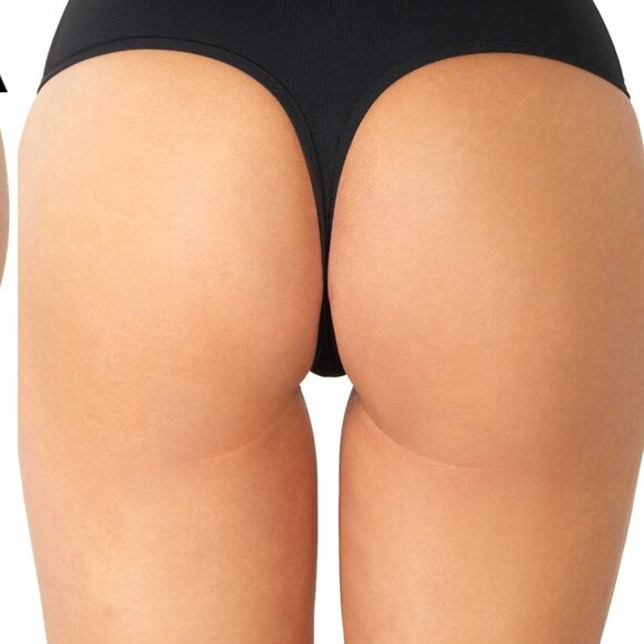 LDMA High Sculpt Thongs (2) Black and Studio Pink - NEW - L - Picture 2 of 4